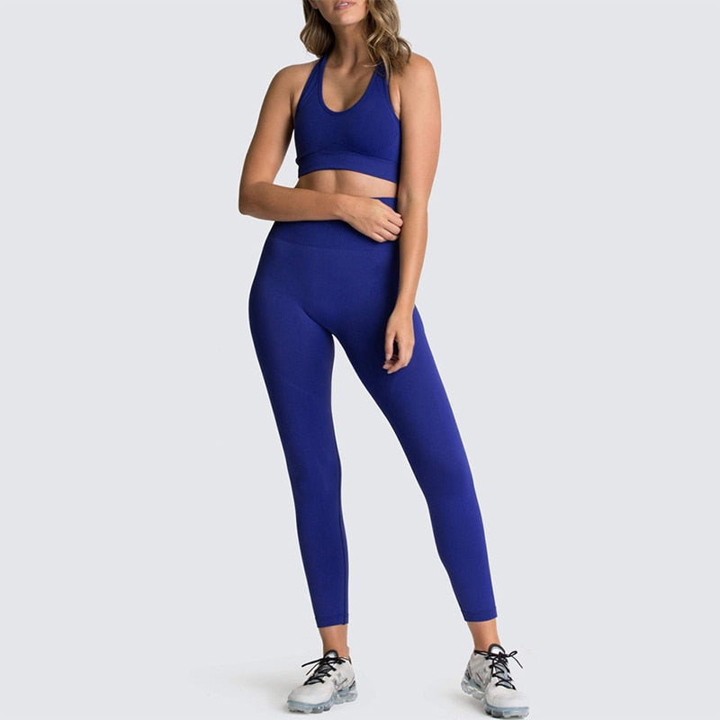 Women's Yoga Seamless Sportswear Set