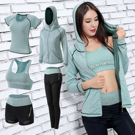 Workout Clothing Set 5 pcs Set