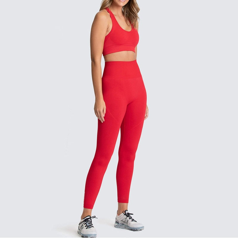 Women's Yoga Seamless Sportswear Set