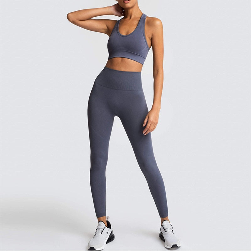 Women's Yoga Seamless Sportswear Set