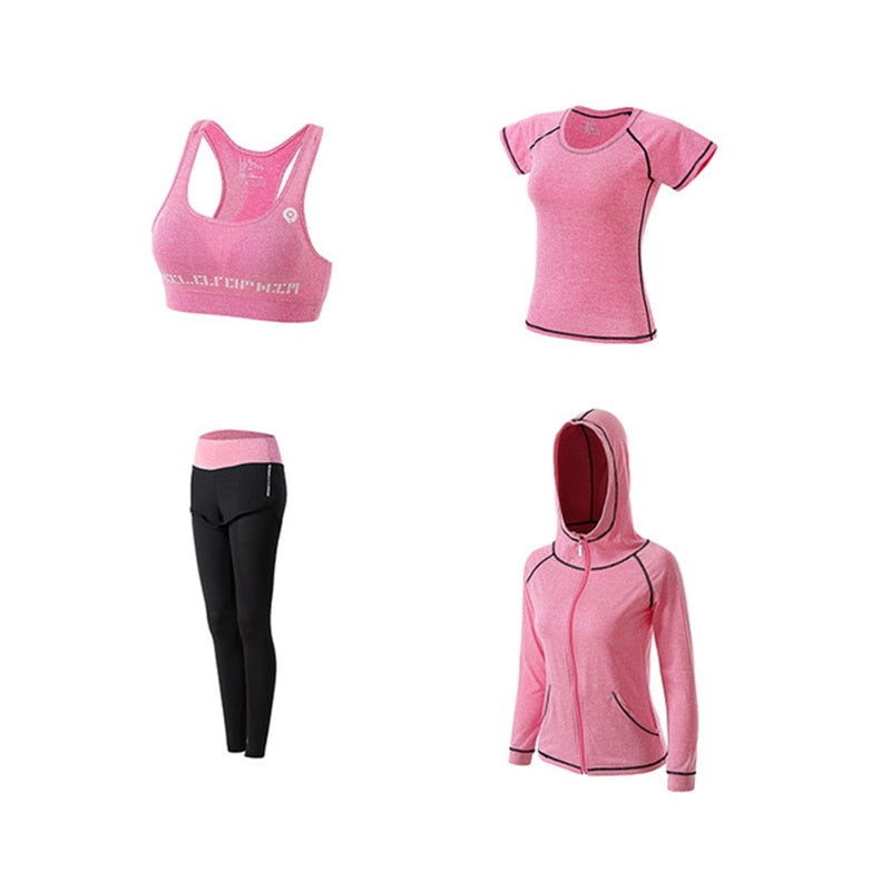 Workout Clothing Set 5 pcs Set