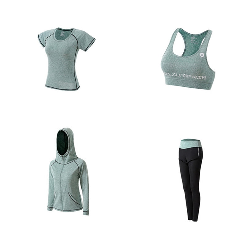 Workout Clothing Set 5 pcs Set
