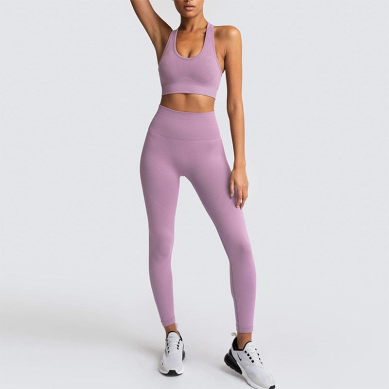 Women's Yoga Seamless Sportswear Set