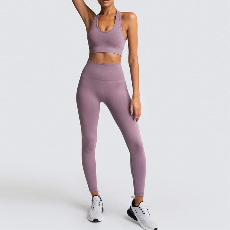 Women's Yoga Seamless Sportswear Set