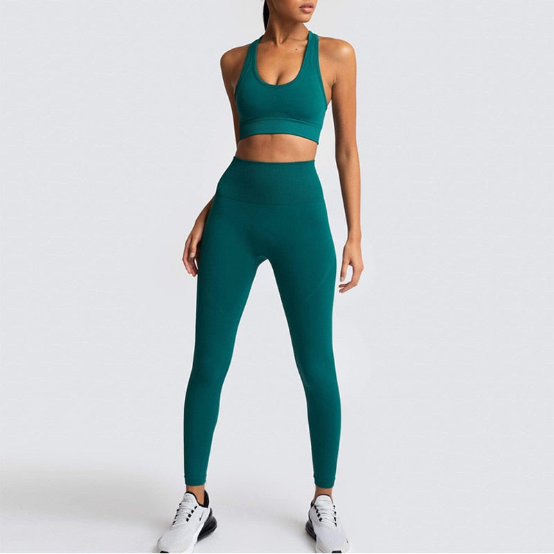 Women's Yoga Seamless Sportswear Set